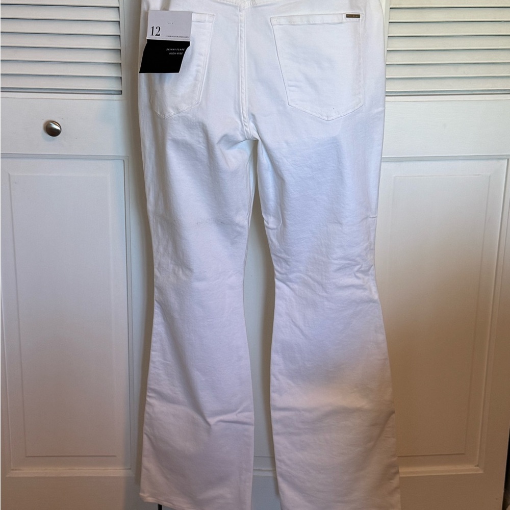 NWT WHBM High-Rise Skinny Flare Jeans - Picture 5 of 7